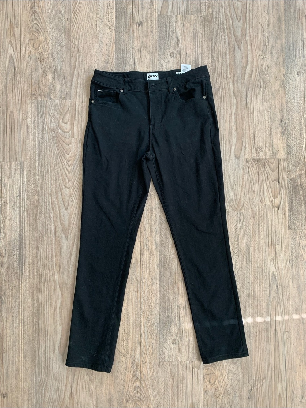 DKNY Men’s Black Slim Straight Jeans